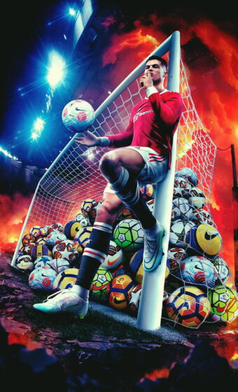 ronaldo pfp wallpaper has impressive 3D design 850x1402