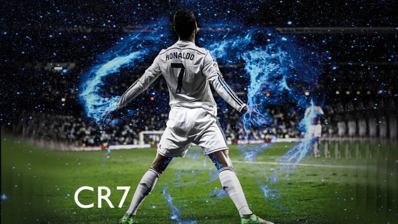 ronaldo pfp wallpaper looks beautiful in celebratory pose 1920x1080