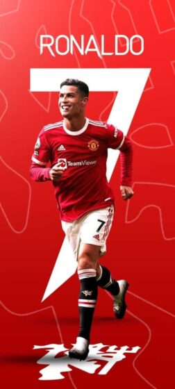 ronaldo pfp wallpaper with number 7 background 736x1635
