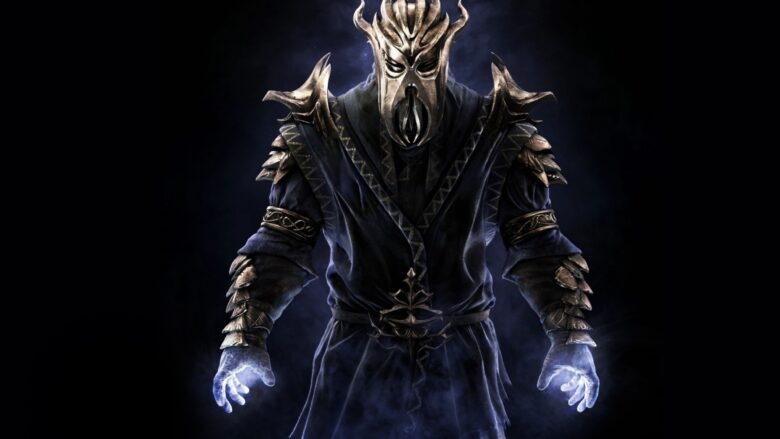 skyrim wallpaper 4K with hidden monsters 3840x2160