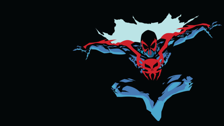 spider man 2099 wallpaper with black background 1920x1080
