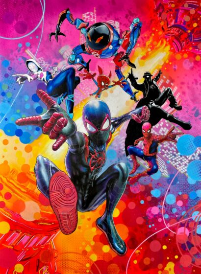spider man aesthetic wallpaper colorful 1466x2000