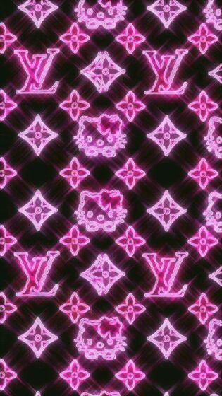 wallpaper y2k with the Louis Vuitton brand 674x1200