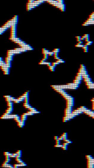 y2k wallpaper black has blurred effect stars 720x1280