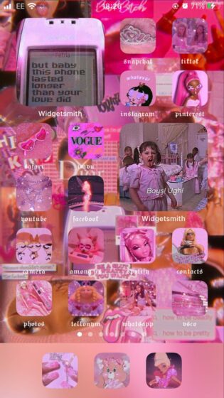 y2k wallpaper iPhone with pink background 675x1200